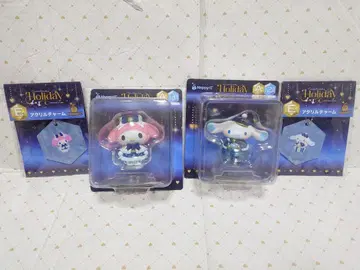 산리오 캐릭터즈 Happy 복권 피규어 아크릴 참 4세트