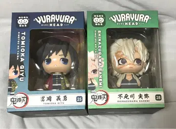 귀멸의 칼날 흔들흔들 헤드 피규어 기유 사네미