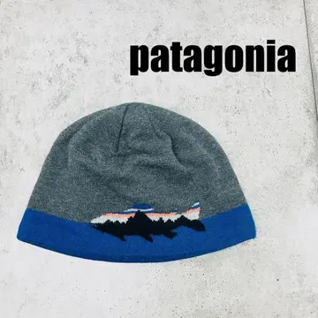 [ 레어 새상품급 ] patagonia 비니 피츠로이 트라웃 원사이즈