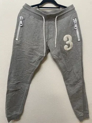 1PUIUGUALES3 맨투맨 팬츠 그레이 아래 셋업