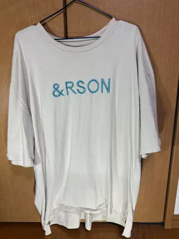 RSON 오버 사이즈 T셔츠 F 베이지