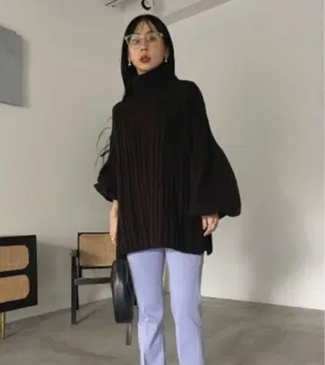 AMERI FLUFFY LOOSE KNIT TOP