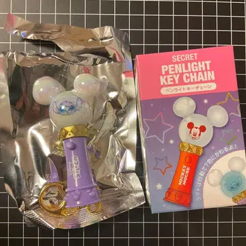 디즈니 스토어 시크릿 응원봉 키체인 스티치