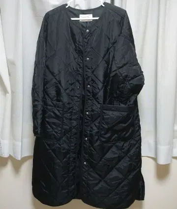 사만사 모스2 블루 블랙 퀼팅 자켓 F 사이즈