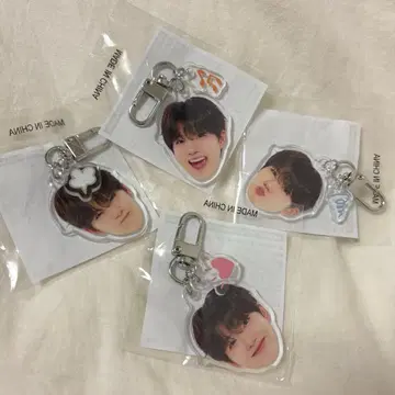 Treasure 준규 얼굴 아크릴 키링 희로애락 컴프