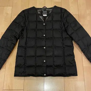 TAION 타이온 베이직 V넥 버튼 이너 다운 자켓 L