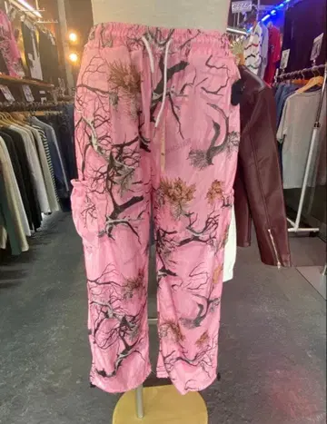 리얼트리 카모 팬츠 핑크