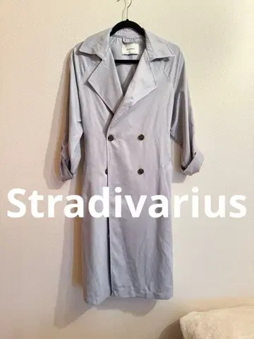 Stradivarius 스트라디바리우스 레어 탁한 블루 트렌치