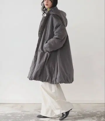 몬스터 코트 차콜 그레이