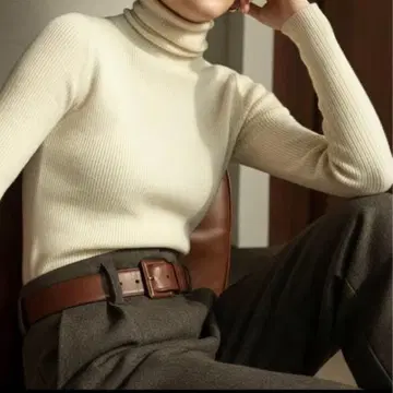 TODAYFUL 가죽 벨트 브라운 [ 가죽 버클 ]