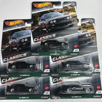핫휠 모던 클래식 92 BMW M3 E30 5대 세트