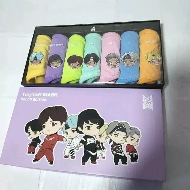 BTS TinyTAN 마스크 컬러 에디션