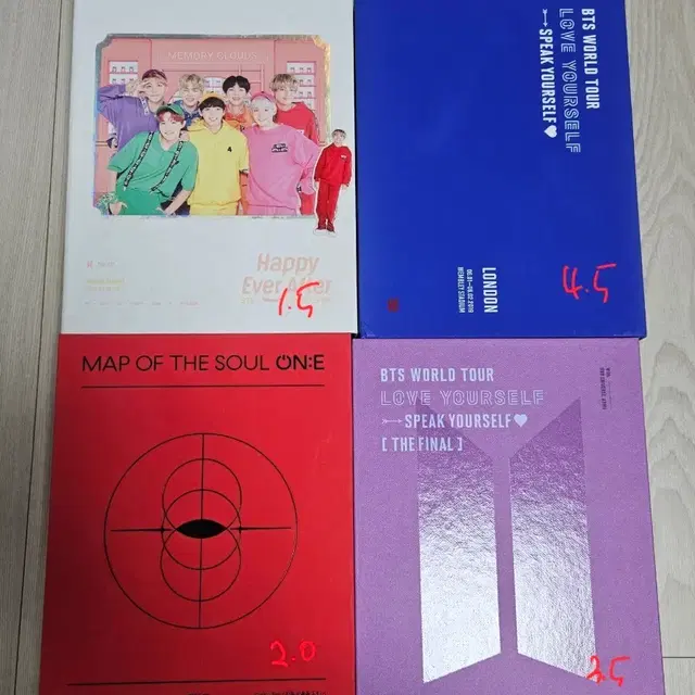 방탄 디비디  21윈패 판매 18메모리즈 20메모리즈 머사터 블루레이