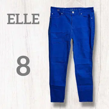 ELLE 스키니 팬츠 [8호] 선명한 로얄 블루 1점 해외 구제 의류