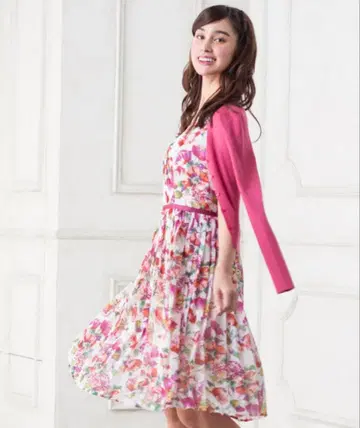 TOCCA 토카 원피스 플라워 플리츠 꽃무늬 사이즈 0