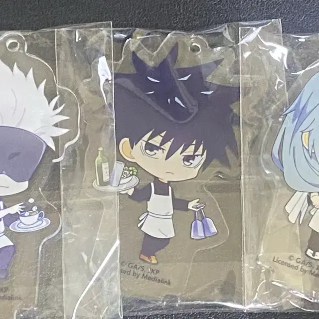 주술회전 애니메이트 콜라보 아크릴 스탠드 고죠사토루 후시구로메구미 마히토