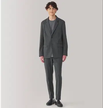 무인양품 셋업 스트레치 수트