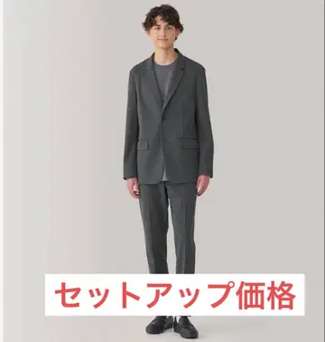 무인양품 셋업 스트레치 수트