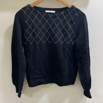 ANAYI 아가일 펄 보틀넥 니트 38