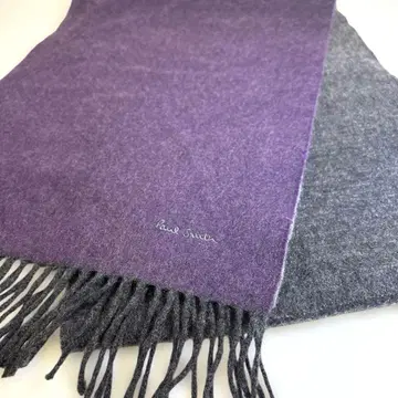 Paul Smith 캐시미어 머플러 그라데이션 퍼플 그레이