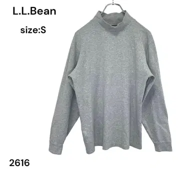 L.L.Bean 엘엘빈 셔츠 하이넥 상의 긴팔 그레이 S