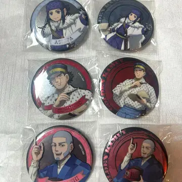 골든 카무이 메이지 마을 캔뱃지