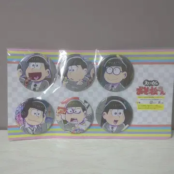극장판 오소마츠 6쌍둥이 캔뱃지 세트