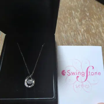 Swing stone 목걸이 실버