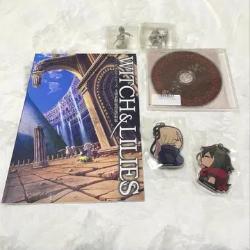 위치 앤 릴리즈 사운드트랙 CD 자료집 메탈 피규어 2종 아크릴 키링