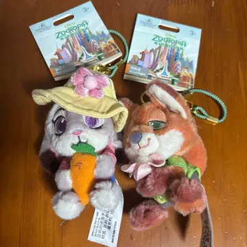 상하이 디즈니 주토피아 봉제 인형 스트랩