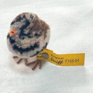 앤티크 슈타이프 폼폼 Steiff 작은 새 병아리
