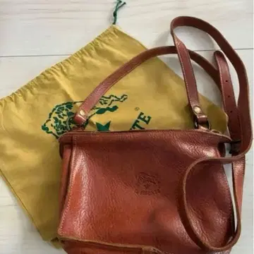 IL BISONTE 브라운 숄더백 수납 가방 포함