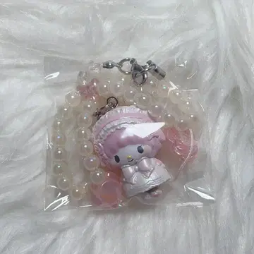 산리오 화이트 프릴 디자인 시크릿 스트랩 마이 스위트 피아노