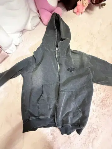 A GEM 그레이 후드 부착 후드티