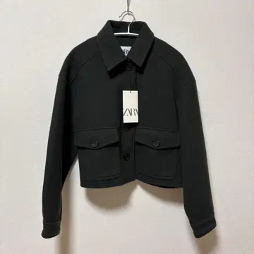 [미사용품] ZARA 자라 숏 자켓 S 블랙