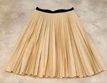 마가렛호웰 아코디언 플리츠 스커트 울 캐시미어