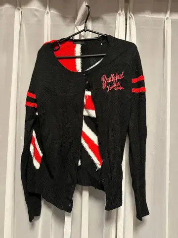 캔디 스트리퍼 유니언 잭 가디건