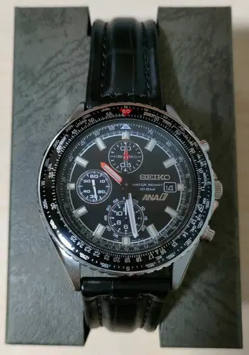 새상품 [ SEIKO x ANA ] 세이코 크로노그래프 콜라보 워치