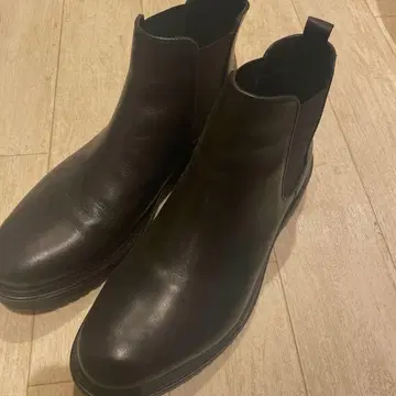 GU 가죽 사이드 고어 부츠 28cm