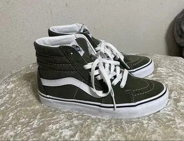 VANS Sk8-Hi 카키 스니커즈