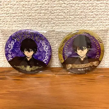 리본 캔뱃지 AVIOT 이어폰 콜라보 레어 노멀 히바리 쿄야