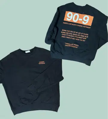 GANI 블랙 맨투맨 90-9