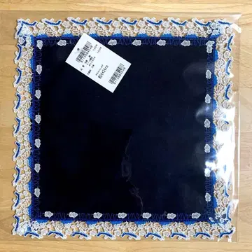 치카자와 레이스 ANA 손수건 네이비 새상품