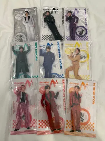 SnowMan ON 아크릴 스탠드 9개 세트