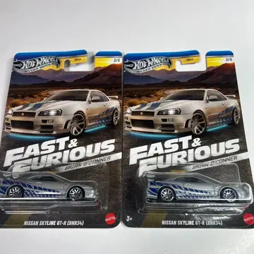 핫휠 와일드 스피드 스카이라인 R34 2대 세트