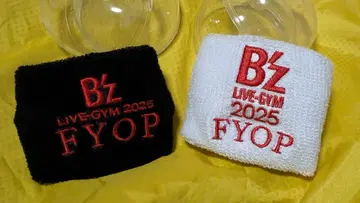 B'z FYOP 회장 한정판 가챠 리스트 밴드 블랙 화이트 세트