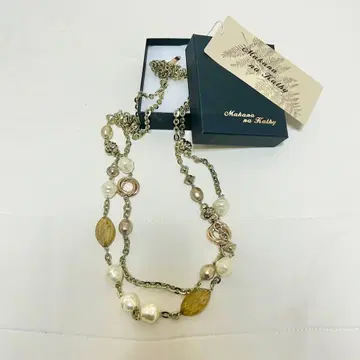 마카나 나 캐시 마카나나캐시 펄 롱 목걸이