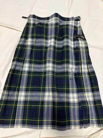 타탄 체크 플리츠 스커트 빈티지 가격 인하 중