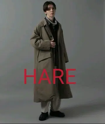 HARE 스텐카라 코트 올리브