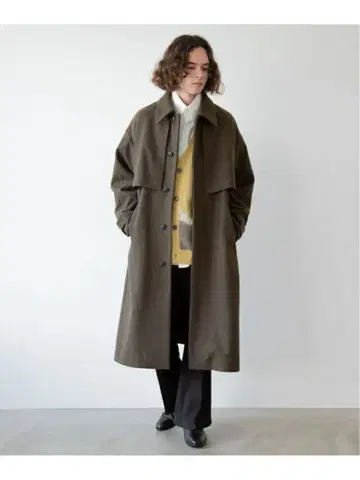 HARE 스텐카라 코트 다크 그린 M 사이즈